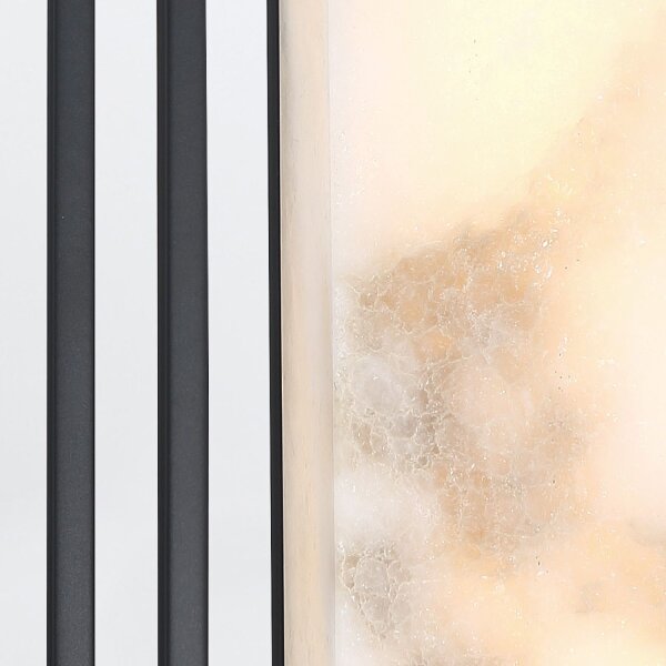 LED Wandleuchte Alabaster Metall 3000 K H: 61 cm IP44 Bad
