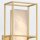 Badezimmerleuchte LED Metall Alabaster H: 40,6 cm IP44