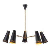 Pendelleuchte Metall 114,3 cm breit H: max. 157,7 cm