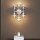 Wandlampe Weiß Antik H: 35,6 cm Metall für 6x E14 Landhaus