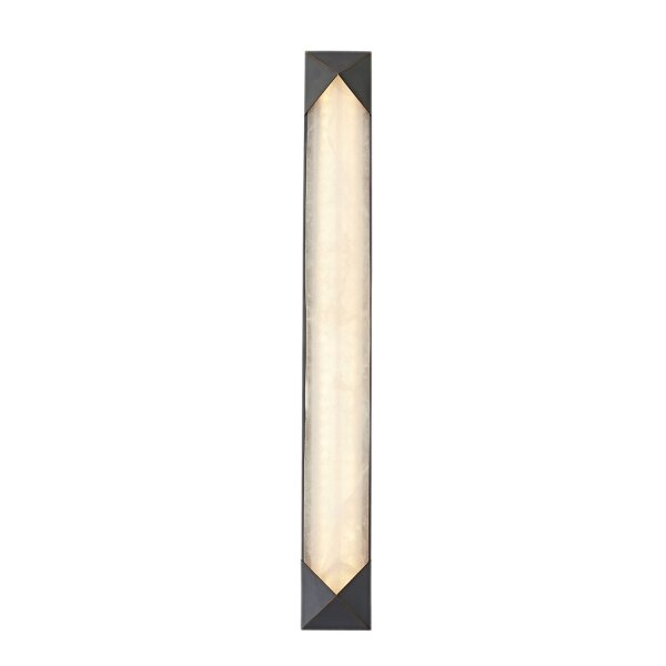 Wandleuchte LED H: 63,5 cm Metall Alabaster 3000 K