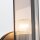 Wandlampe Glas Metall H: 38,4 cm in Bronze Antik E27