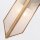 Wandlampe Glas Metall 38,4 cm hoch in Messing Antik 2x E27