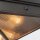 Deckenleuchte innen Metall Glas 37,1 cm breit 2x E27