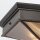 Deckenleuchte innen Metall Glas 37,1 cm breit 2x E27