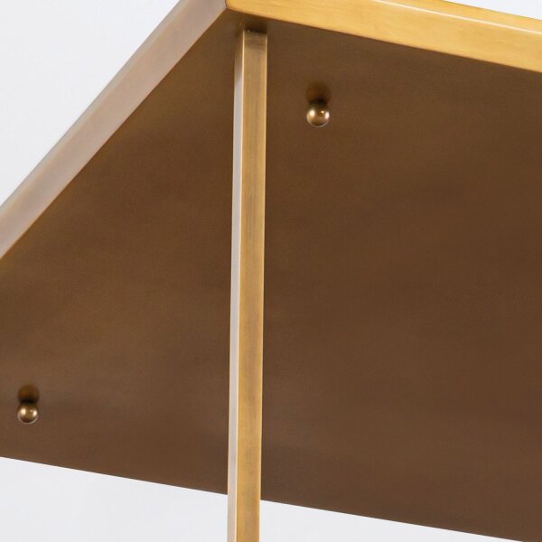 Deckenleuchte Metall Glas 48,3 cm breit 4xE17 Art Déco