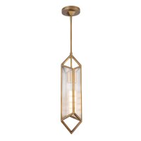 H&auml;ngelampe Metall Glas 13 cm breit H: max. 168,2 cm E27
