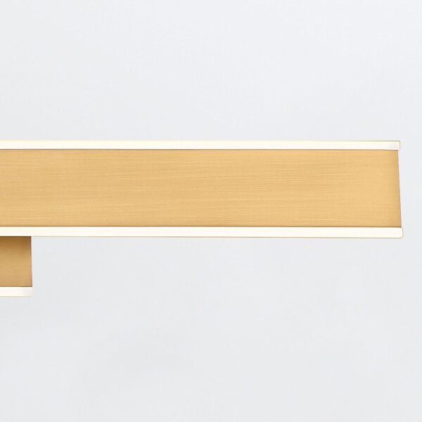 LED Pendelleuchte Metall in Gold B: 114,5 cm Modern Design