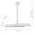 LED Hängelampe Schwarz B: 114,5 cm Metall Modern 3000K