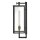 Außenleuchte Wand H: 60 cm IP44 E27 Aluminium Glas