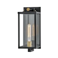 Wandleuchte au0en 40,7 cm IP44 E27 Schwarz Bronze Antik