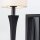 Wandlampe Schwarz Weiß 45,7 cm hoch Metall Stoff 2x E14