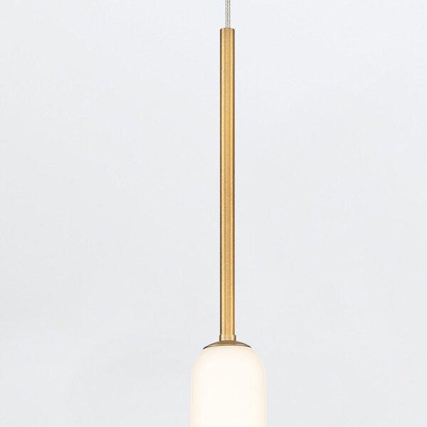 LED Pendelleuchte Glas Metall B: 13 cm 3000 K 810 lm Modern