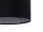 Lampe à suspendre tissu noir ronde table à manger rétro