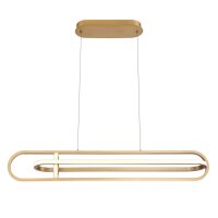 LED Hängeleuchte in Gold B: 107,1 cm 3000 K Metall...