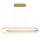 LED Hängeleuchte in Gold B: 107,1 cm 3000 K Metall Modern