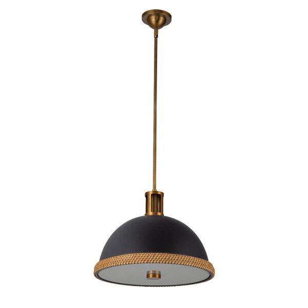 Hängeleuchte Metall rund Ø 41,6 cm H: max. 154,3 cm E27