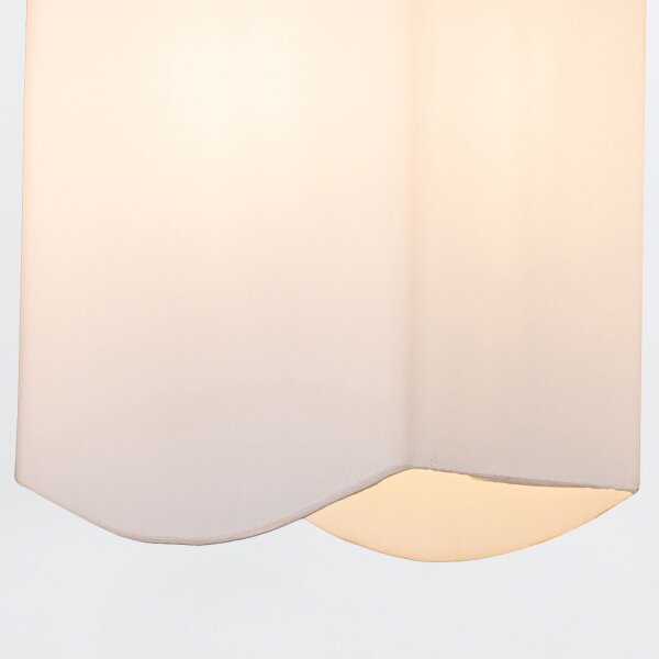 Up Down Wandleuchte Bad IP44 in Gold Antik Weiß H: 41,9 cm
