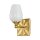 Wandlampe Metall Glas 26,7 cm hoch IP44 E27 Badezimmer