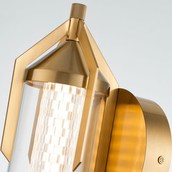 LED Badezimmerlampe Wand 50,5 cm IP44 3000K in Gold