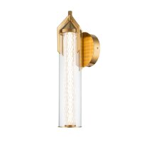 LED Badezimmerlampe Wand 50,5 cm IP44 3000K in Gold