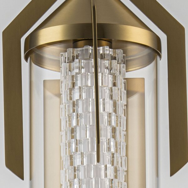 LED Spiegelleuchte Bad 70 cm lang IP44 in Gold 3000 K