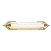 LED Spiegelleuchte Bad 70 cm lang IP44 in Gold 3000 K