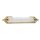 LED Spiegelleuchte Bad 70 cm lang IP44 in Gold 3000 K