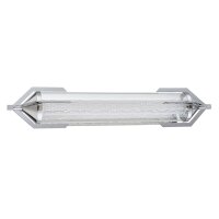 LED Badlampe Chrom 70 cm lang Metal Glas 3000 K IP44