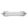 LED Badlampe Chrom 70 cm lang Metal Glas 3000 K IP44