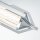 LED Badlampe Chrom 70 cm lang Metal Glas 3000 K IP44