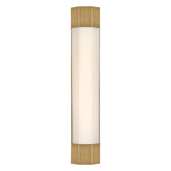 LED Wandleuchte IP44 3000 K 1850 lm Glas Metall Bad