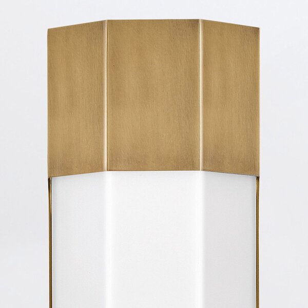 LED Wandleuchte IP44 3000 K 1850 lm Glas Metall Bad