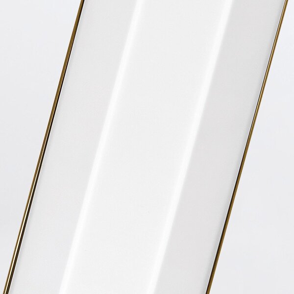 LED Wandleuchte IP44 3000 K 1850 lm Glas Metall Bad