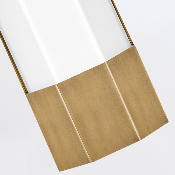 LED Wandleuchte IP44 3000 K 1850 lm Glas Metall Bad
