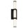 LED Badlampe Schwarz 54 cm IP44 3000 K Metall Glas CORVIN