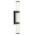LED Badlampe Schwarz 54 cm IP44 3000 K Metall Glas CORVIN