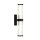 LED Wandleuchte Spiegel IP44 3000 K Glas Metall Schwarz