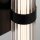 LED Wandleuchte Spiegel IP44 3000 K Glas Metall Schwarz