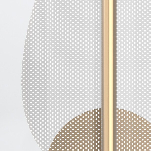 LED Wandleuchte in Messing 37,1 cm hoch warmweiß Modern