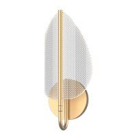 LED Wandleuchte in Messing 37,1 cm hoch warmweiß...