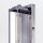Badezimmerlampe Chrom 56 cm hoch 2x E27 IP44 Vintage