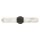 LED Wandleuchte Bad IP44 H: 61 cm Alu Glas Alabasteroptik