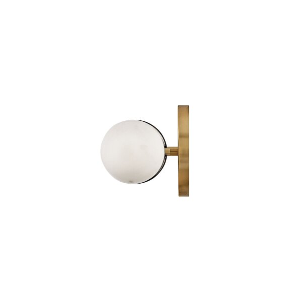 LED Badleuchte Wand IP44 3000 K 61 cm hoch Alabasteroptik
