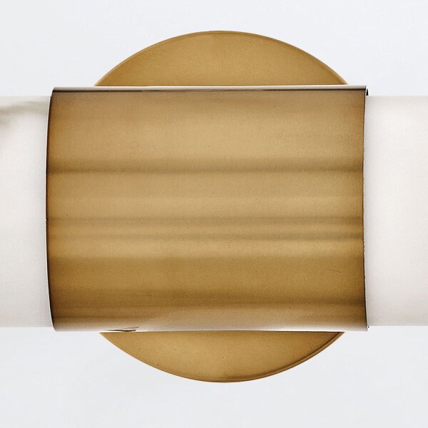 LED Badleuchte Wand IP44 3000 K 61 cm hoch Alabasteroptik