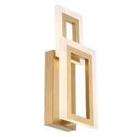 LED Wandleuchte Metall H: 40,6 cm Modern 3000 K 802 lm in...
