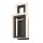 LED Wandleuchte Schwarz 40,6 cm hoch Metall 3000 K 802 lm