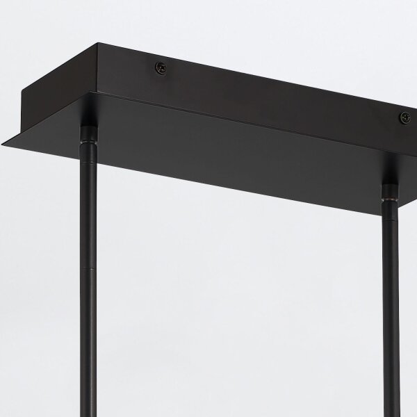 Moderne Pendelleuchte LED Schwarz Weiß B: 84 cm 3000 K