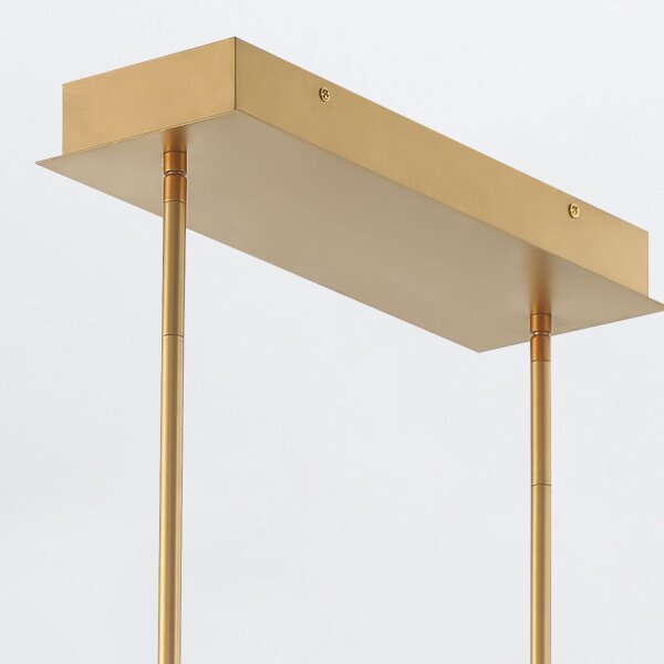 Hängeleuchte LED Metall in Gold B: 122,8 cm Modern Design