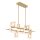 Hängeleuchte LED Metall in Gold B: 122,8 cm Modern Design